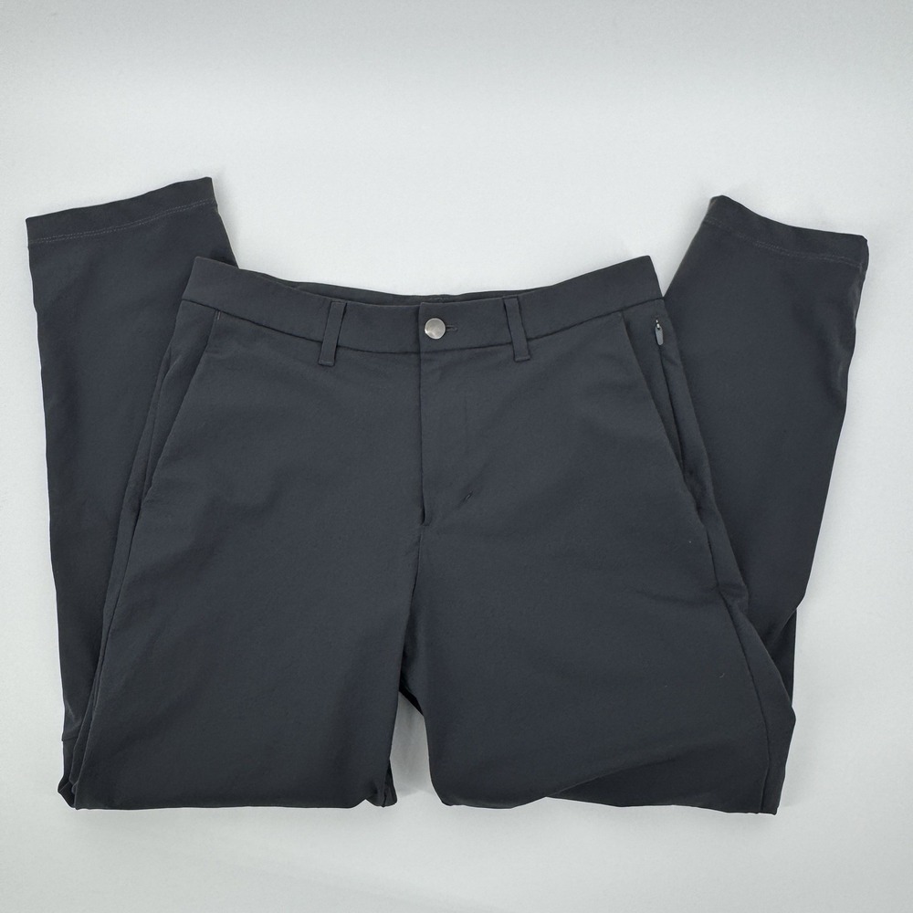 Lululemon Commission‎ Slim Pant Men's 32x27 Obsidian Warpstreme Golf Career Tech